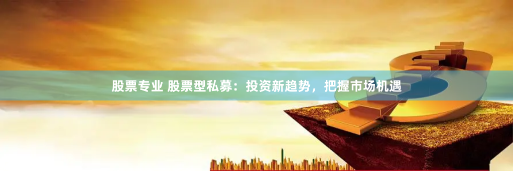 股票专业 股票型私募:投资新趋势,把握市场机遇